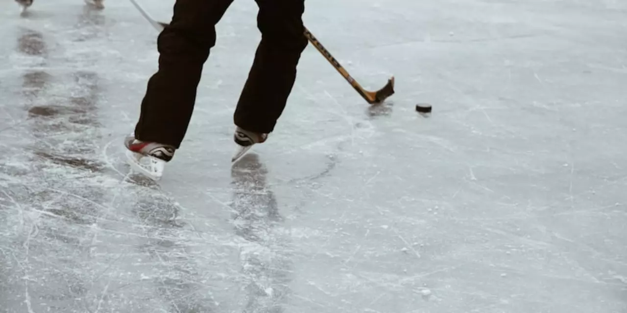 Why do hockey players break their sticks in frustration?